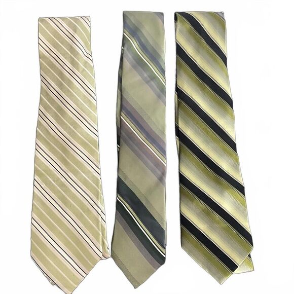 Lot of 3 Men's Neck Ties Madison, Joseph and Feiss, Arrow Silk MultiColor - Picture 1 of 9
